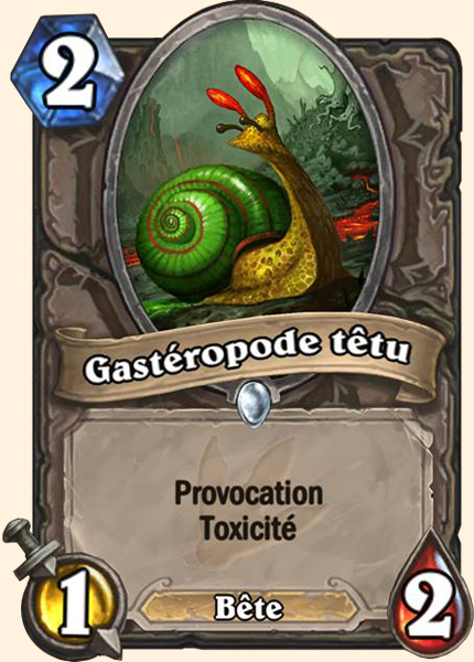 Stubborn Gastropod carte Hearhstone