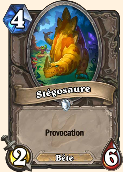 Stegosaure carte Hearhstone