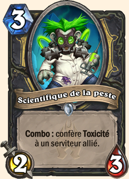 Scientifique de la peste carte Hearhstone