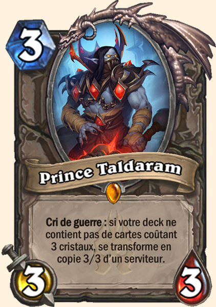 Prince Taldaram carte Hearhstone