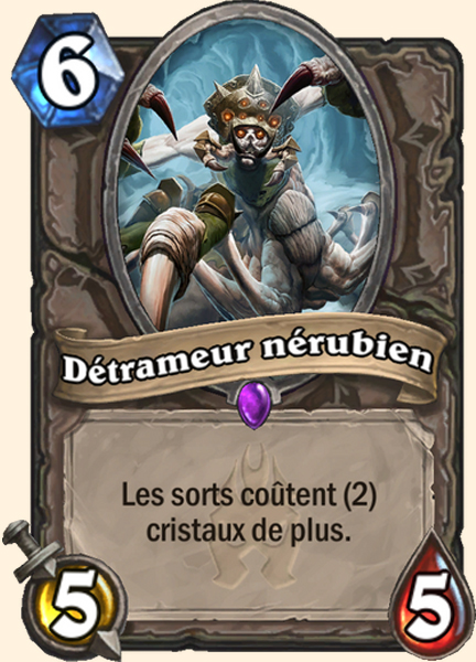 Demeleur nerubien carte Hearhstone