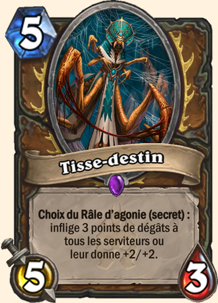 Fatespinner carte Hearhstone