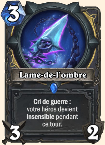 Lame de l'ombre carte Hearhstone