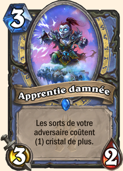 Apprentie condamnee carte Hearhstone