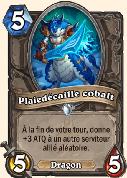 Plaiedecaille cobalt carte Hearhstone