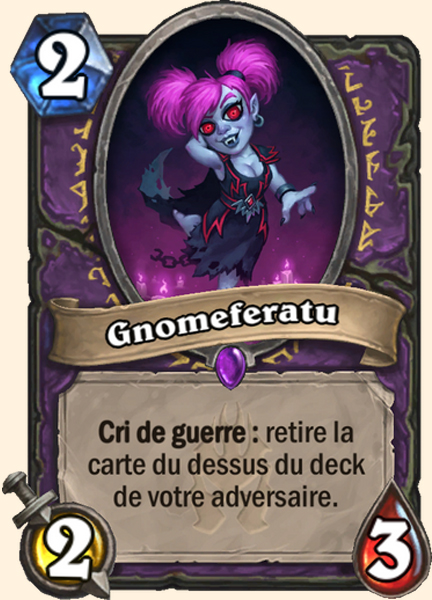 Vampire gnome carte Hearhstone