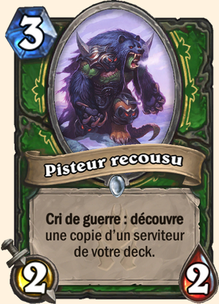 Pisteur raccommode carte Hearhstone