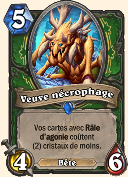 Corpse Widow carte Hearhstone