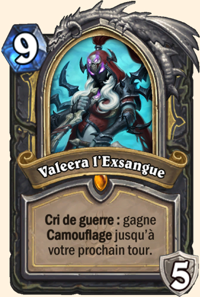 Valeera the Hollow carte Hearhstone