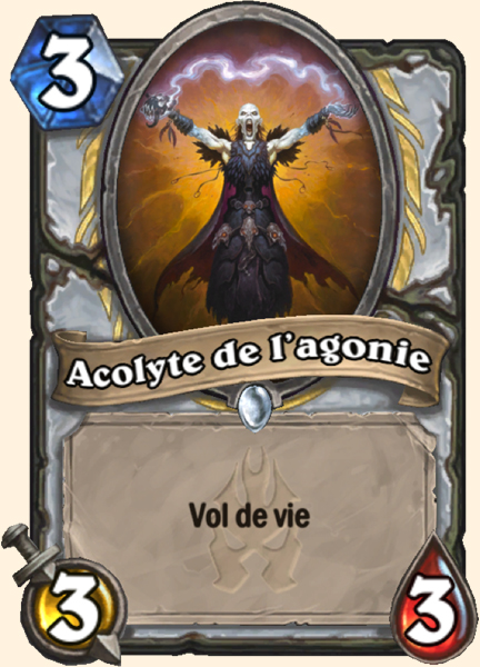 Acolyte de l'agonie carte Hearhstone