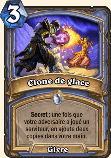 Clone de givre carte Hearhstone