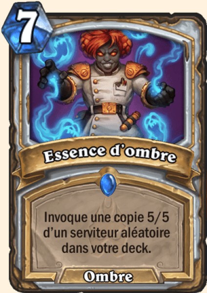 Essence d'ombre carte Hearhstone