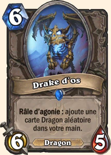 Drake osseux carte Hearhstone