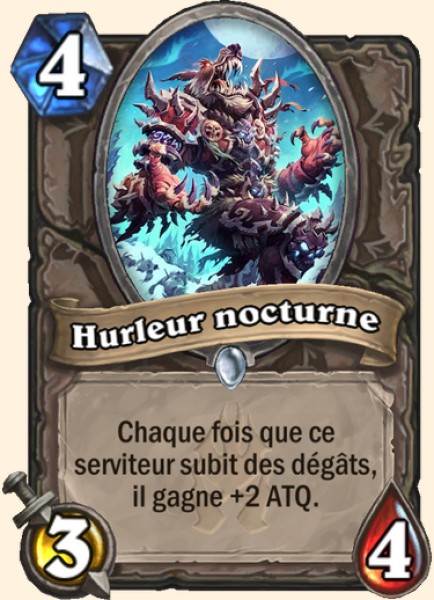 Hurleur nocturne carte Hearhstone