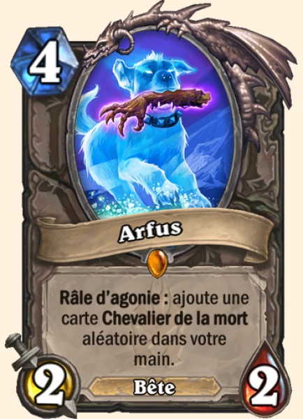 Arfus carte Hearhstone