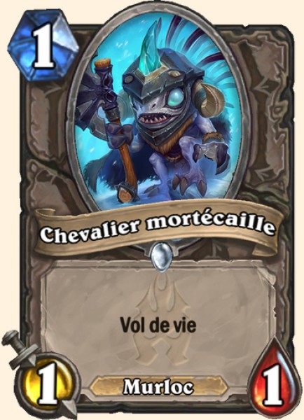 Chevalier mortécaille carte Hearhstone