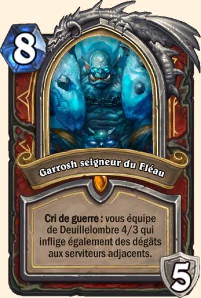 Garrosh le seigneur du fleau carte Hearhstone