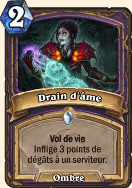 Drain d'ame carte Hearhstone