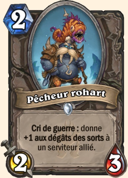 Pecheur rohart carte Hearhstone
