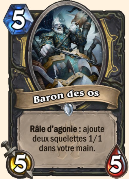 Baron d'os carte Hearhstone