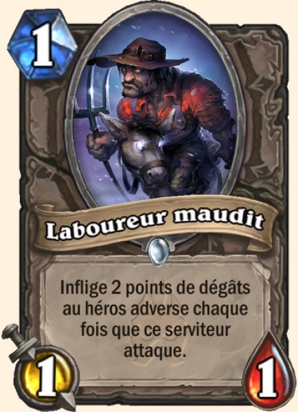 Laboureur desherite carte Hearhstone