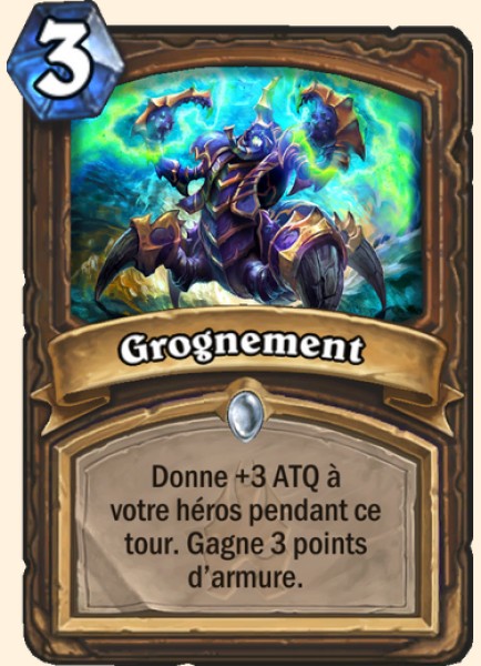 Grincement carte Hearhstone