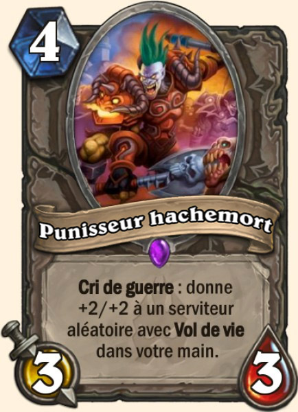 Punisseur Hache-mort carte Hearhstone