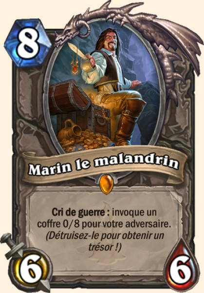 Marin le malandrin carte Hearhstone