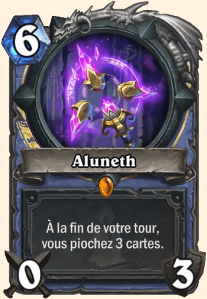 Aluneth carte Hearhstone