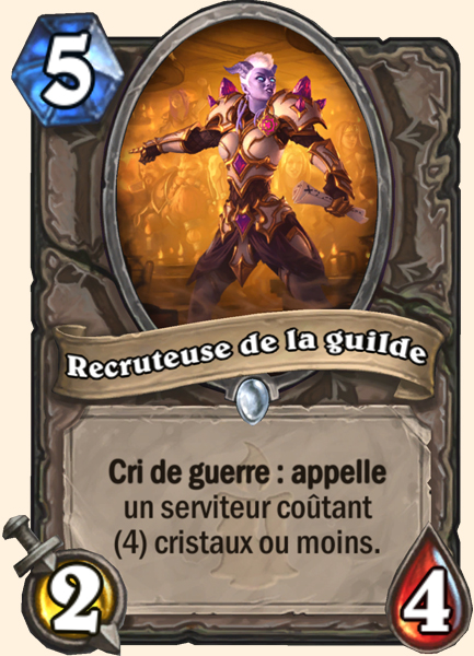 Recruteur de guilde carte Hearhstone