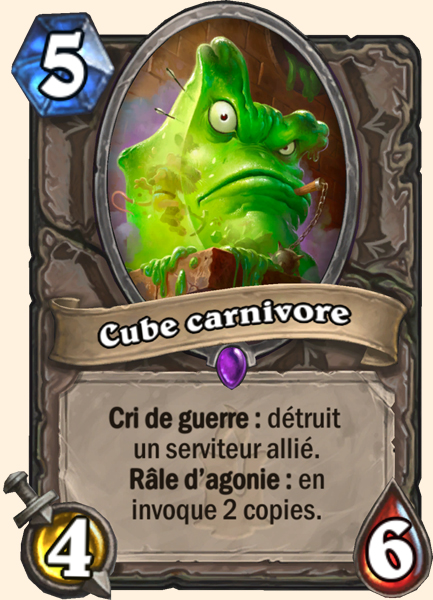 Cube carnivore carte Hearhstone