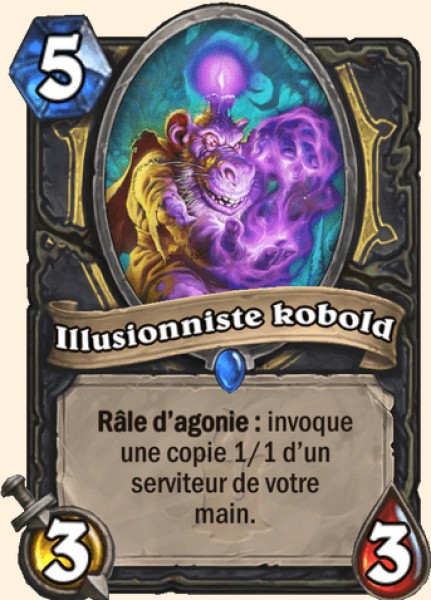 Illusionniste kobold carte Hearhstone