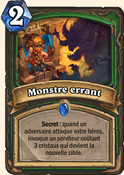Monstre errant carte Hearhstone