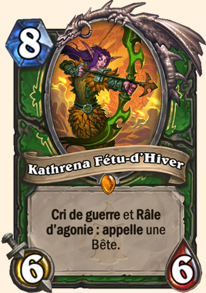 Kathrena Fetu-d’Hiver carte Hearhstone
