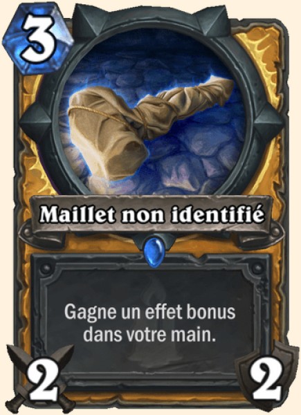 Maillet non identifie carte Hearhstone