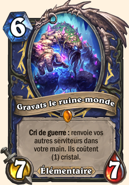 Grogneur, l'agitateur-monde carte Hearhstone