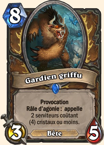 Gardien grisonnant carte Hearhstone