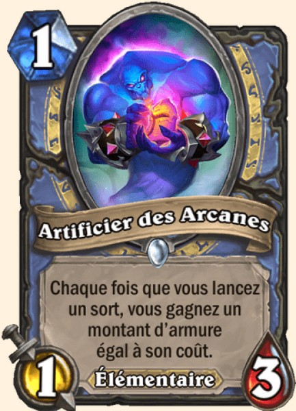 Artificier des Arcanes carte Hearhstone