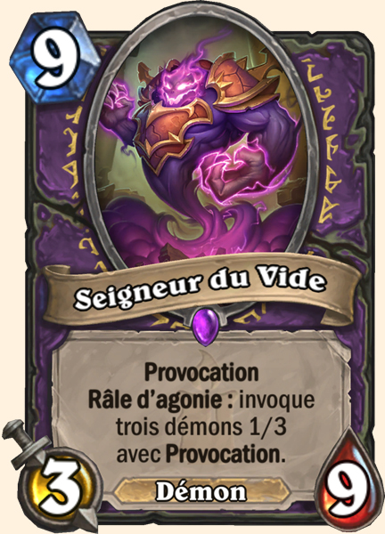 Seigneur du Vide carte Hearhstone