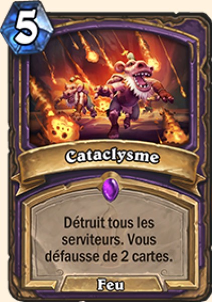 Cataclysme carte Hearhstone