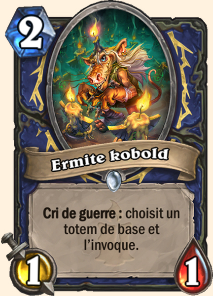Kobold ermite carte Hearhstone