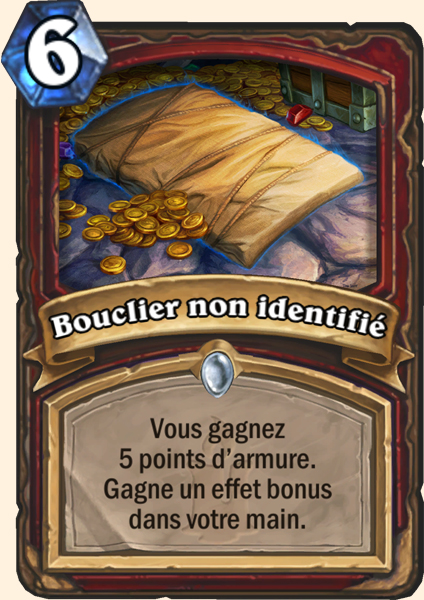 Bouclier non identifie carte Hearhstone