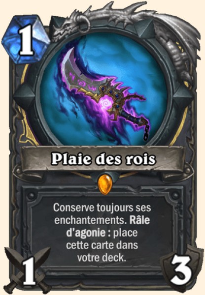 Plaie des rois carte Hearhstone