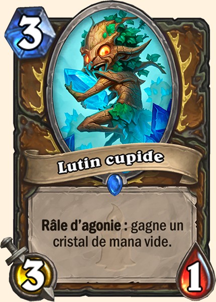 Lutin avide carte Hearhstone