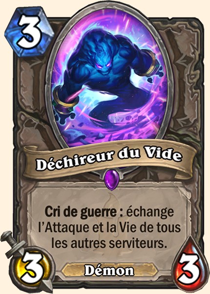 Dechiqueteur du Vide carte Hearhstone