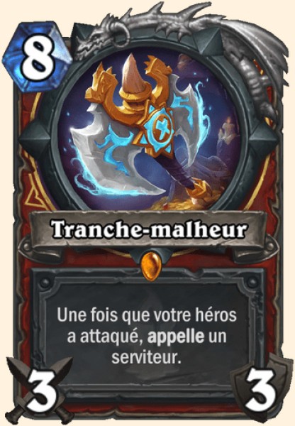 Tranche-malheur carte Hearhstone