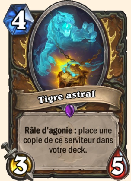 Tigre astral carte Hearhstone