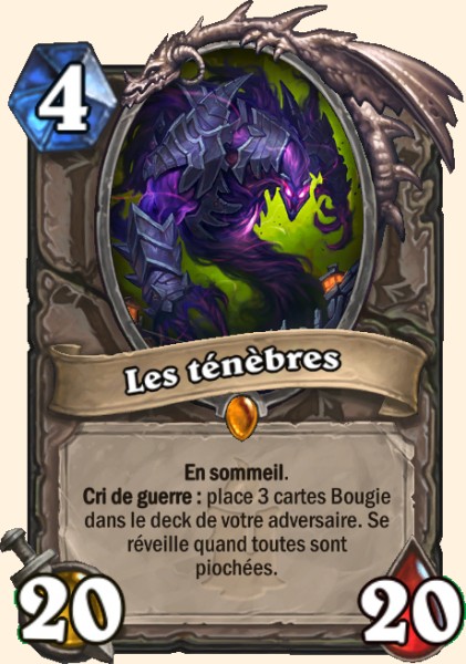 Les Tenebres carte Hearhstone