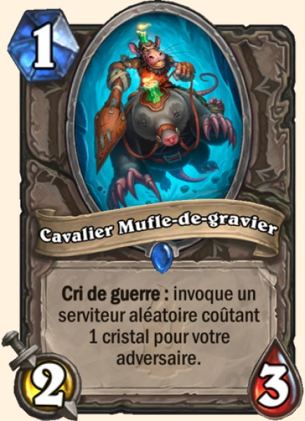 Chevalier Mufle-de-gravier carte Hearhstone