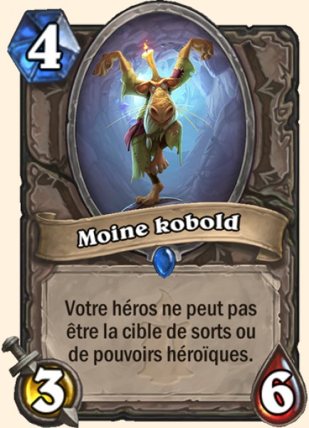 Moine kobold carte Hearhstone